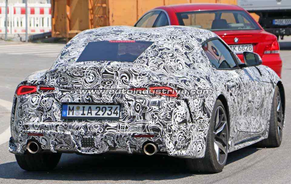 Toyota Supra spied new