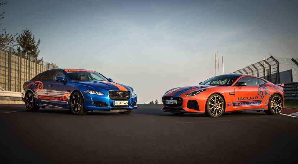 Hail a Jaguar F-Type SVR or XJR 575 as your 'Ring taxi