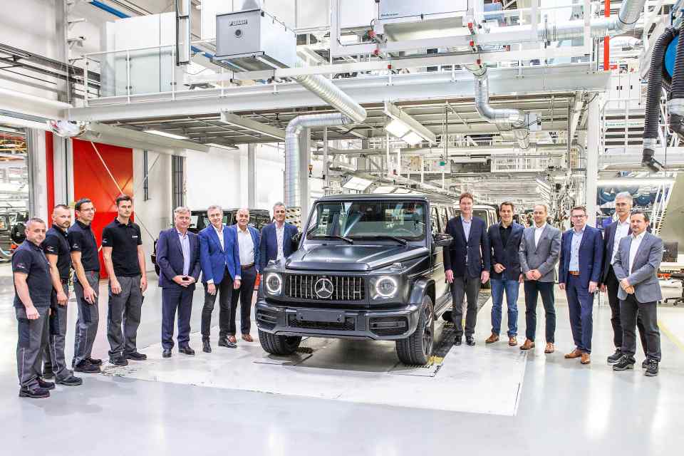 First 2019 Mercedes-Benz G-Class rolls out of Magna Steyr