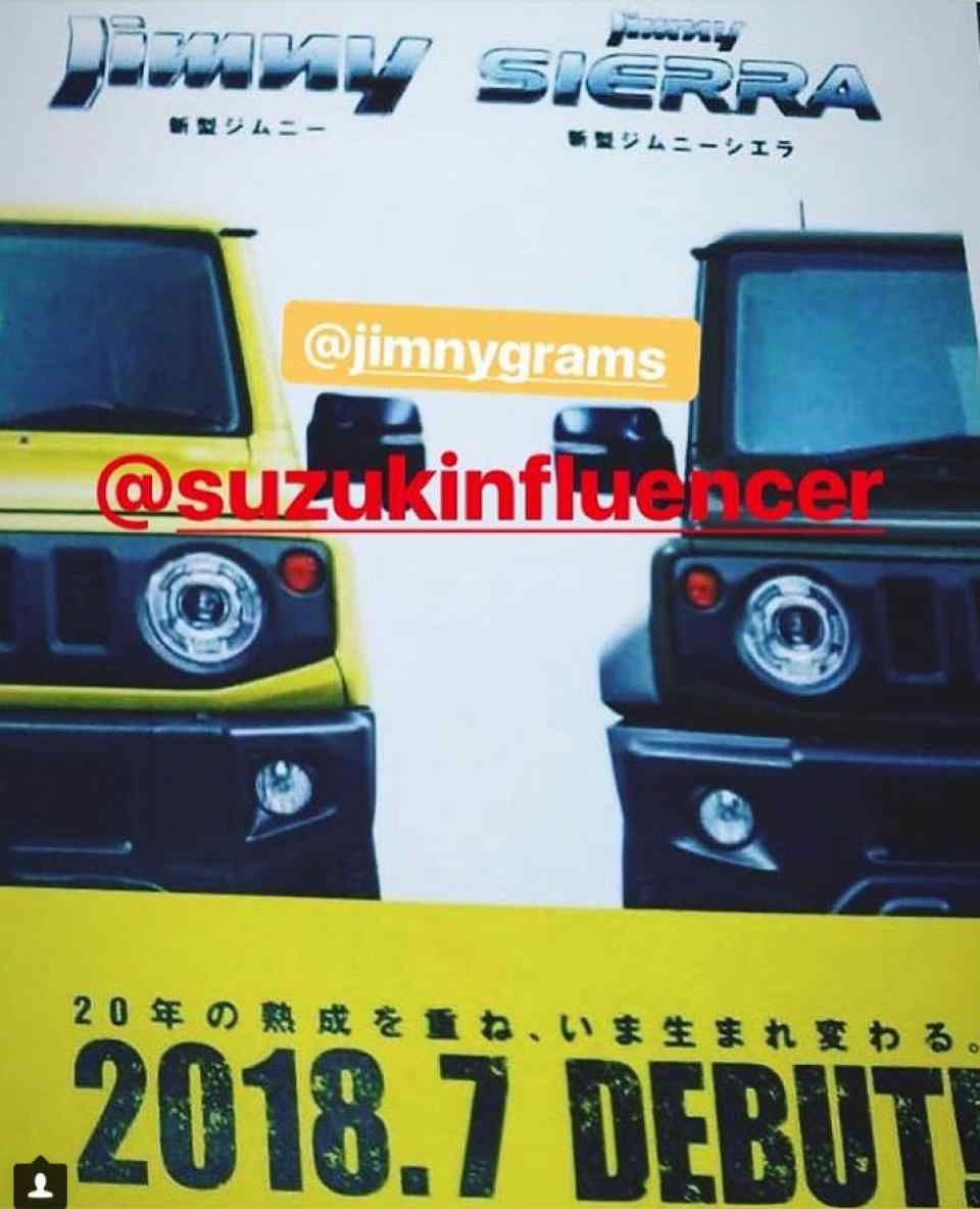 2018 Suzuki Jimny (un)officially revealed
