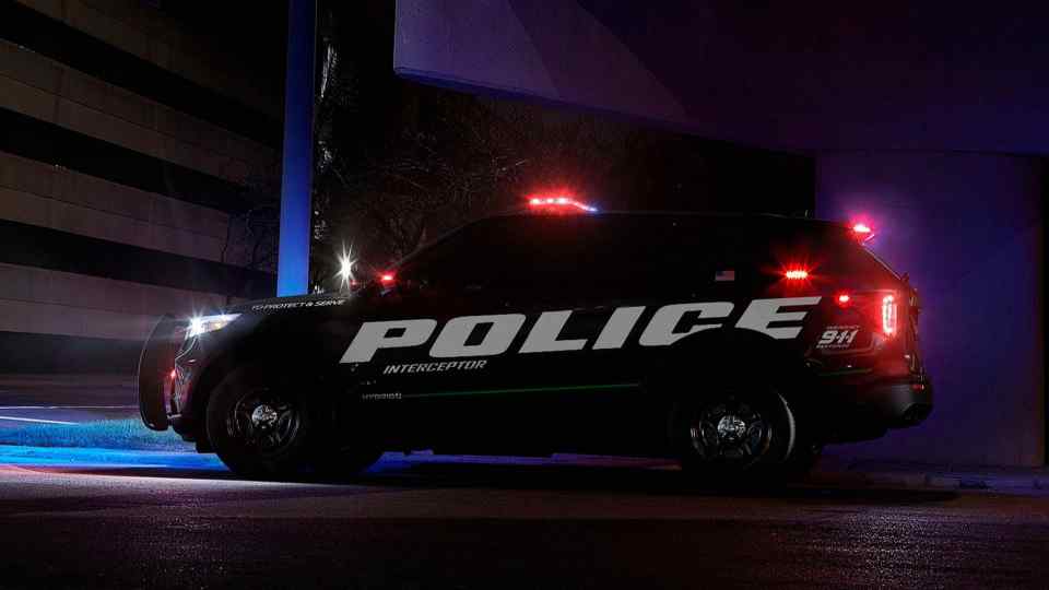 2019 Ford Explorer previewed wearing its police uniform
