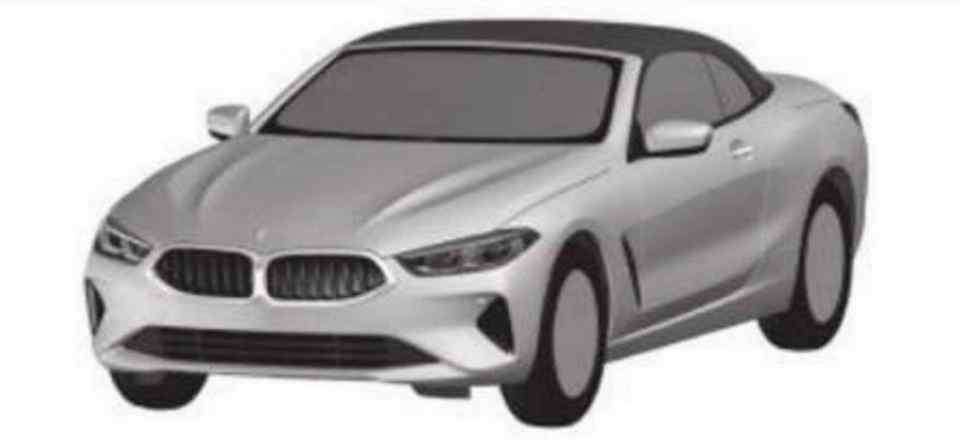 Patent drawings reveal four-door, convertible BMW 8 Series models
