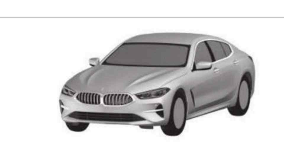 Patent drawings reveal four-door, convertible BMW 8 Series models