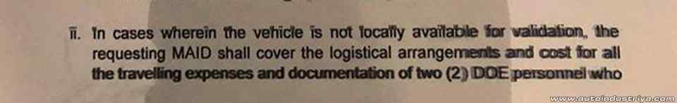 DOE proposes to travel abroad to certify hybrid, EV for excise tax exemption