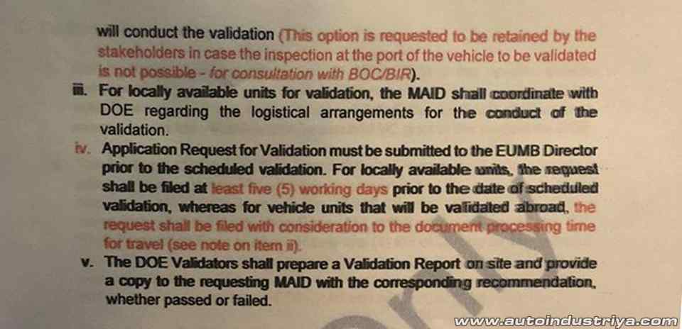 DOE proposes to travel abroad to certify hybrid, EV for excise tax exemption