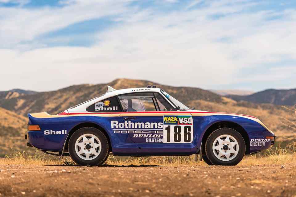 Rare Porsche 959 Paris-Dakar rally prototype to be auctioned