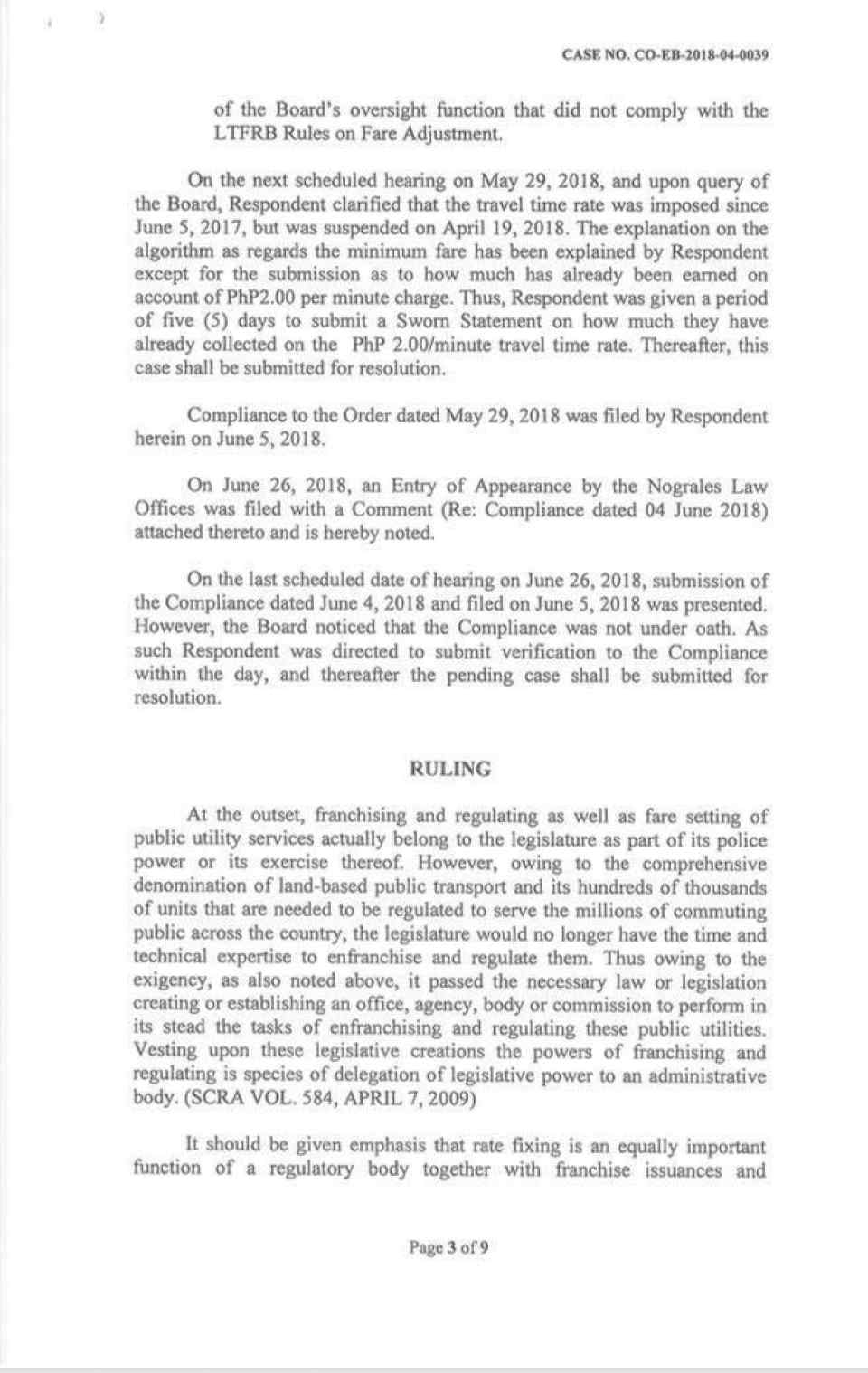 LTFRB orders Grab to reimburse passengers, pay PhP 10 million fine
