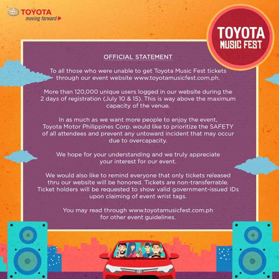 120,000+ sign up to attend Toyota Vios PH launch party, concert