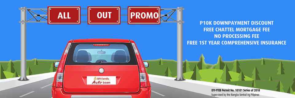 BPI's latest promo offers low rates, waived fees on auto and housing loans