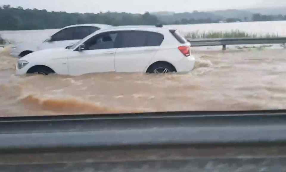 Deep floods are actually possible on SCTEX 