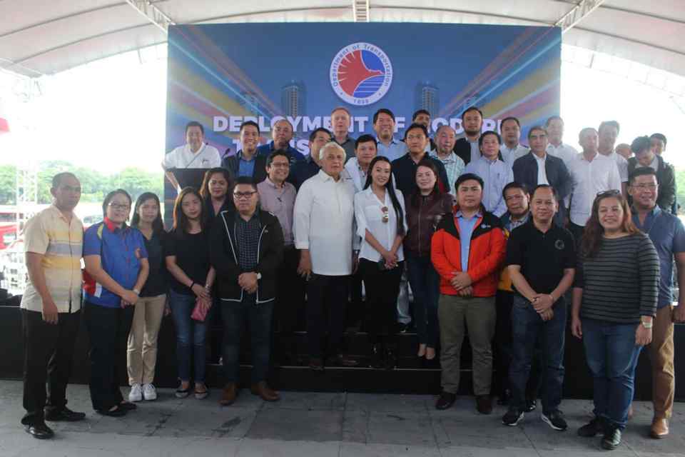First batch of modern public utility vehicles rolled out by DOTr