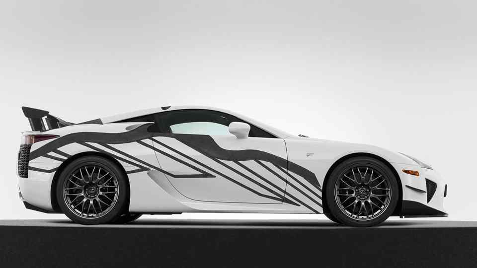 LFA Art Car marks 10 years of Lexus F Performance