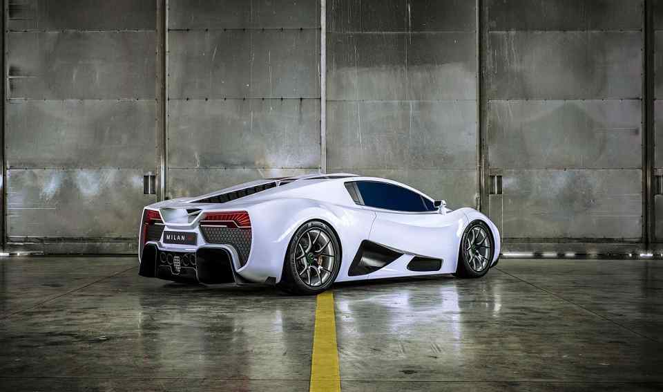 This Austrian-built hypercar generates 1325 PS, can reach over 400 km/h