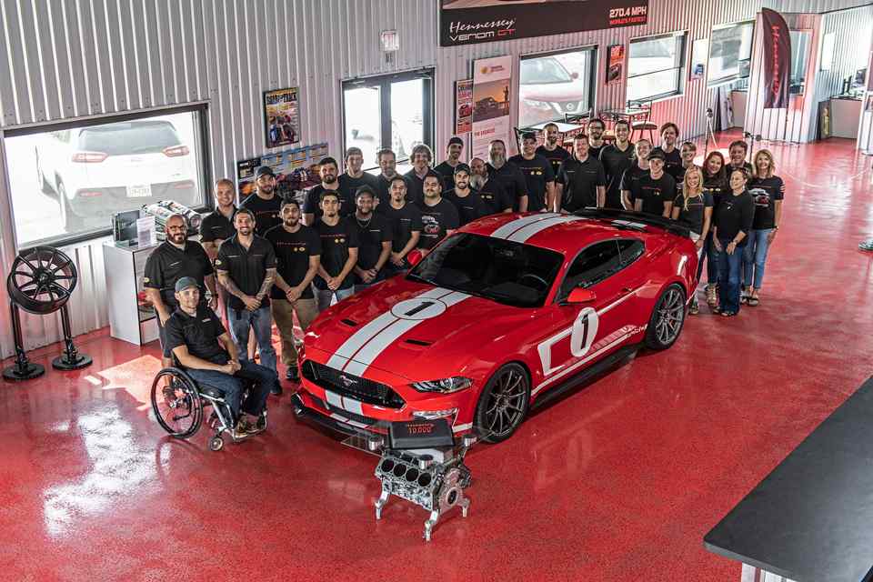 Hennessey Performance celebrates milestone with 808HP Mustang