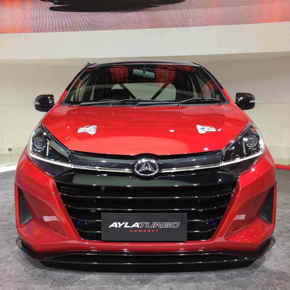 Daihatsu Ayla Turbo Concept is a 200 horsepower Toyota Wigo