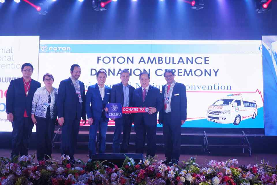 Philippine Red Cross welcomes Foton TransVan HR to ambulance fleet
