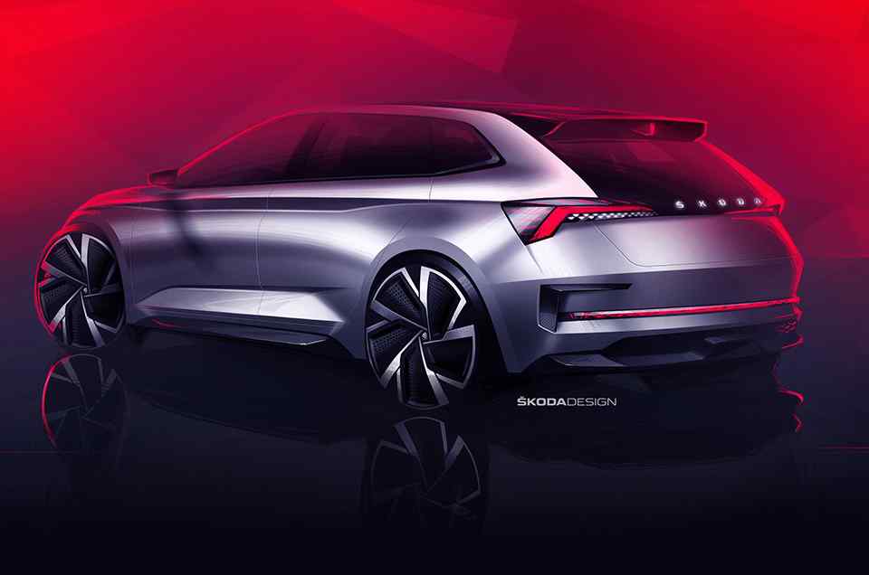 Skoda Vision RS Concept ready for its closeup in Paris