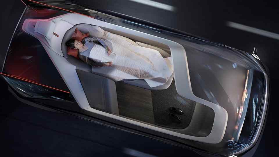 Work, play or rest in Volvo's new self-driving concept