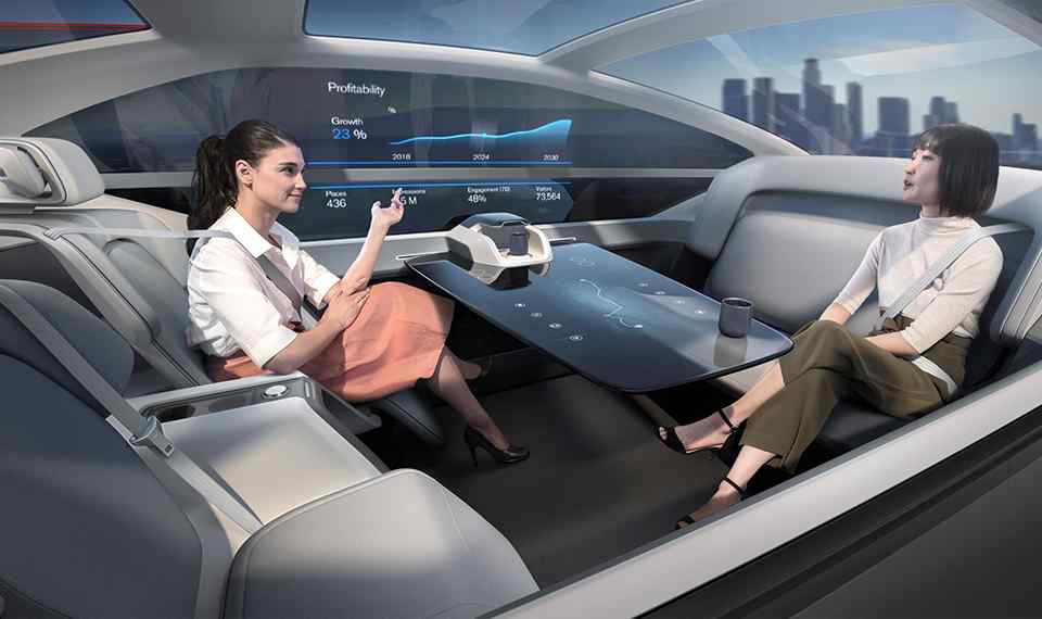 Work, play or rest in Volvo's new self-driving concept