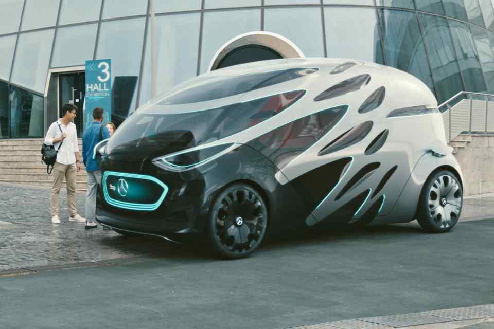Mercedes-Benz's future van looks like a mobile shipping container