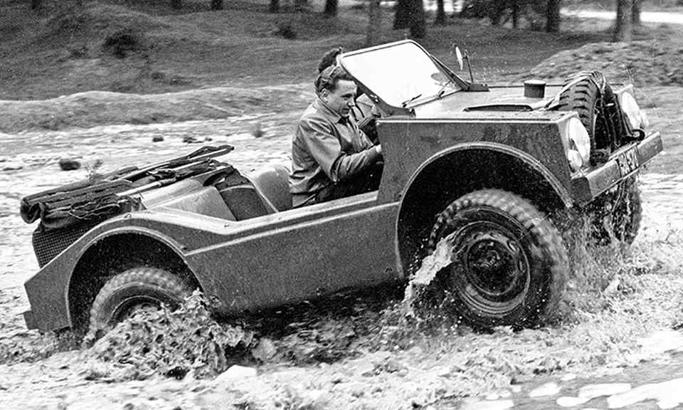  Did you know that Porsche made a military-style 4x4 jeep?