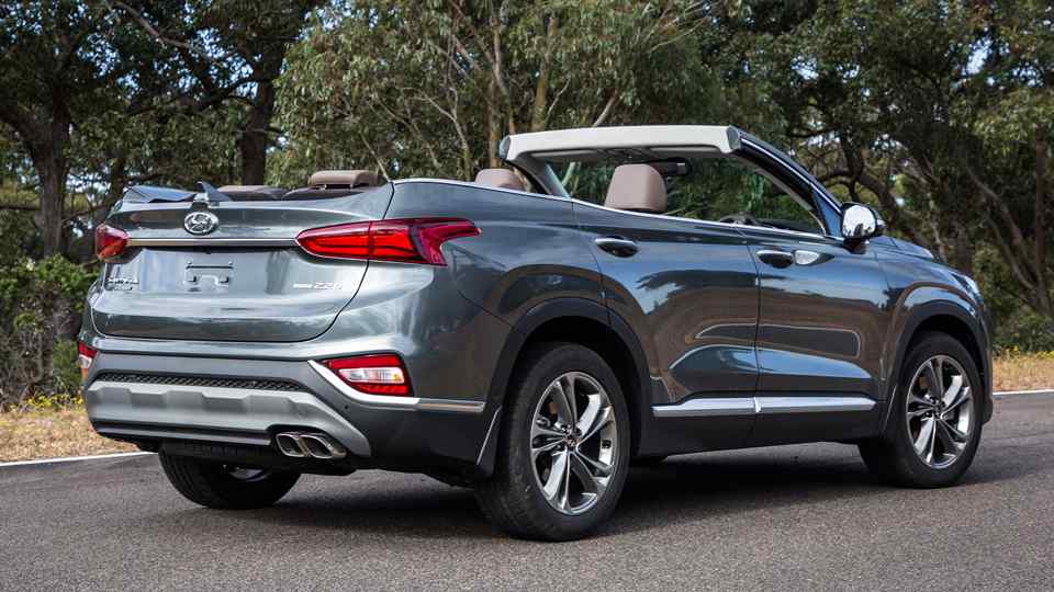 This topless Hyundai Santa Fe is the strangest thing you'll see today