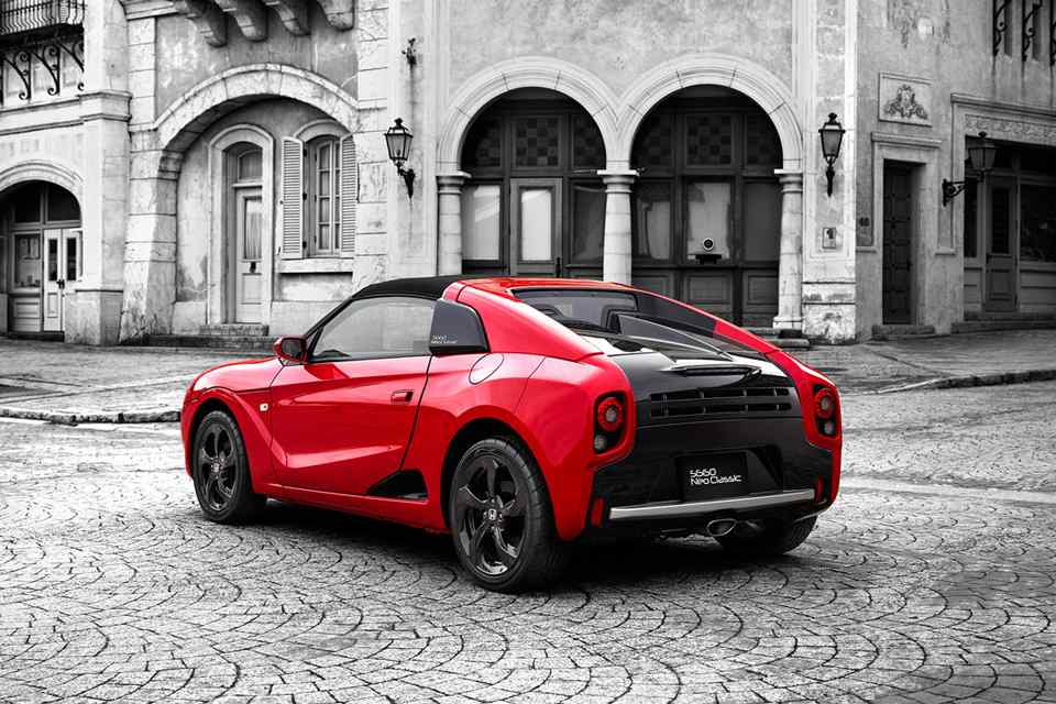 The Neo Classic kit turns the Honda S660 into a retro-looking kei car