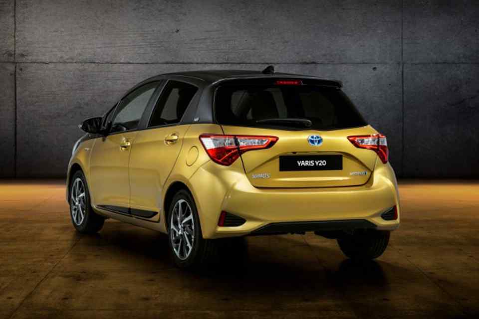 Toyota celebrates 20 years of the Yaris with gold-painted special