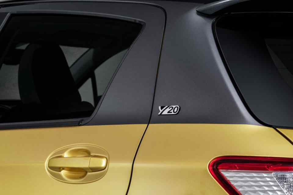Toyota celebrates 20 years of the Yaris with gold-painted special