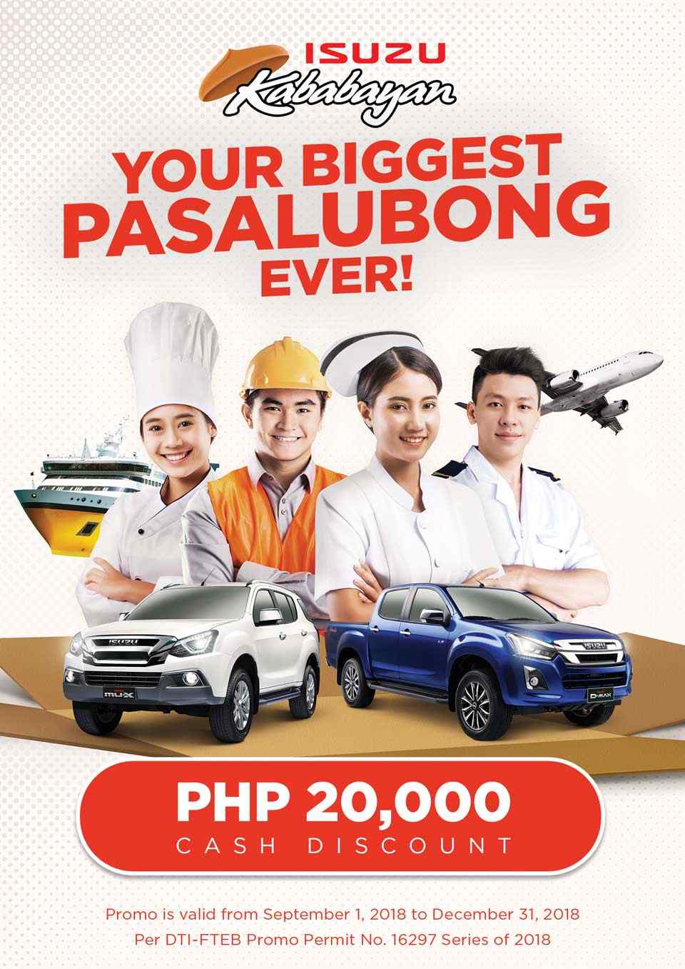 Isuzu Philippines offers discounts for OFWs in latest promo