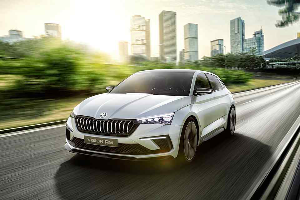 Skoda Vision RS Concept delivers hot hatch power with hybrid tech