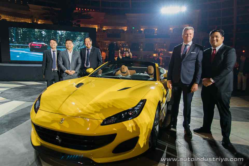 Dennis Uy welcomes Ferrari Portofino to Manila