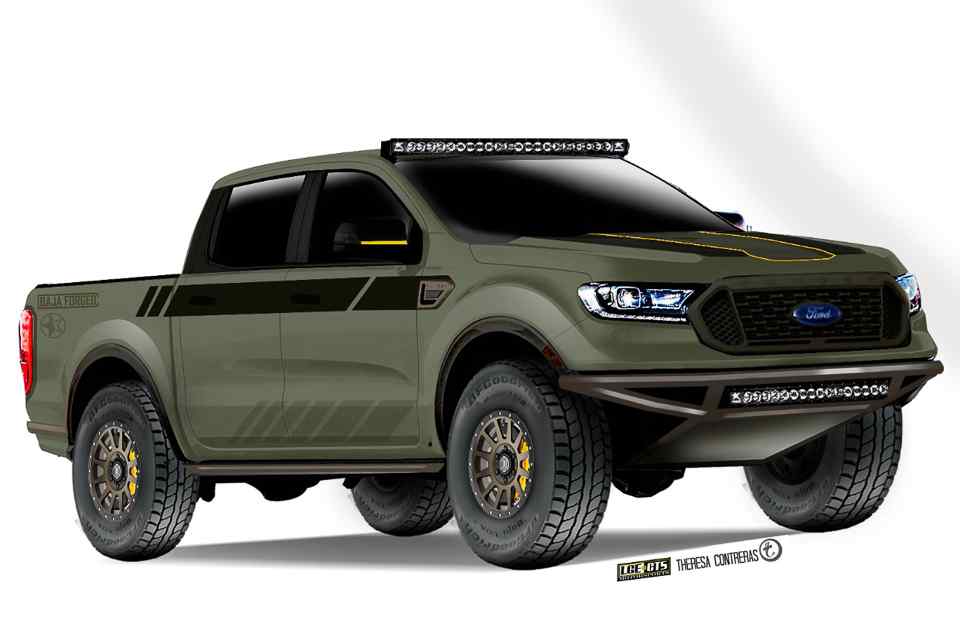 These custom SEMA Ford Rangers will give LTO a headache