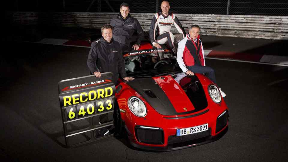 Porsche 911 GT2 RS MR now the fastest road-legal car on the Nurburgring