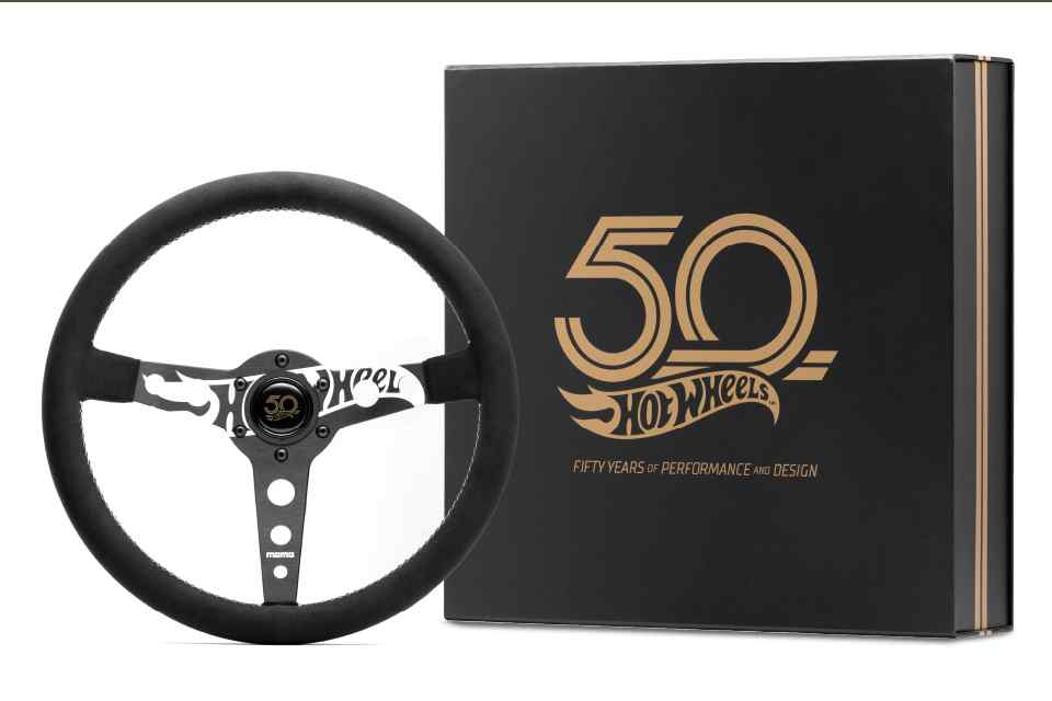 Momo releases commemorative steering wheel for Hot Wheels 50th Anniversary