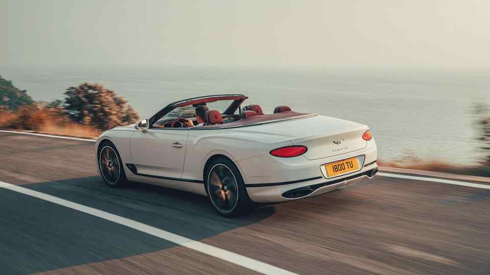 2019 Bentley Continental GT Convertible can hit 333km/h with top down