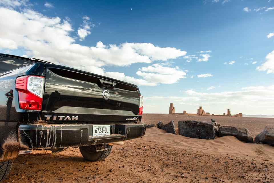 Desert Storm: 2018 Nissan Terra, Titan, Navara, Patrol on the Moroccan Sahara