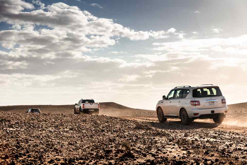 Desert Storm: 2018 Nissan Terra, Titan, Navara, Patrol on the Moroccan Sahara Desert Storm: 2018 Nissan Terra, Titan, Navara, Patrol on the Moroccan Sahara