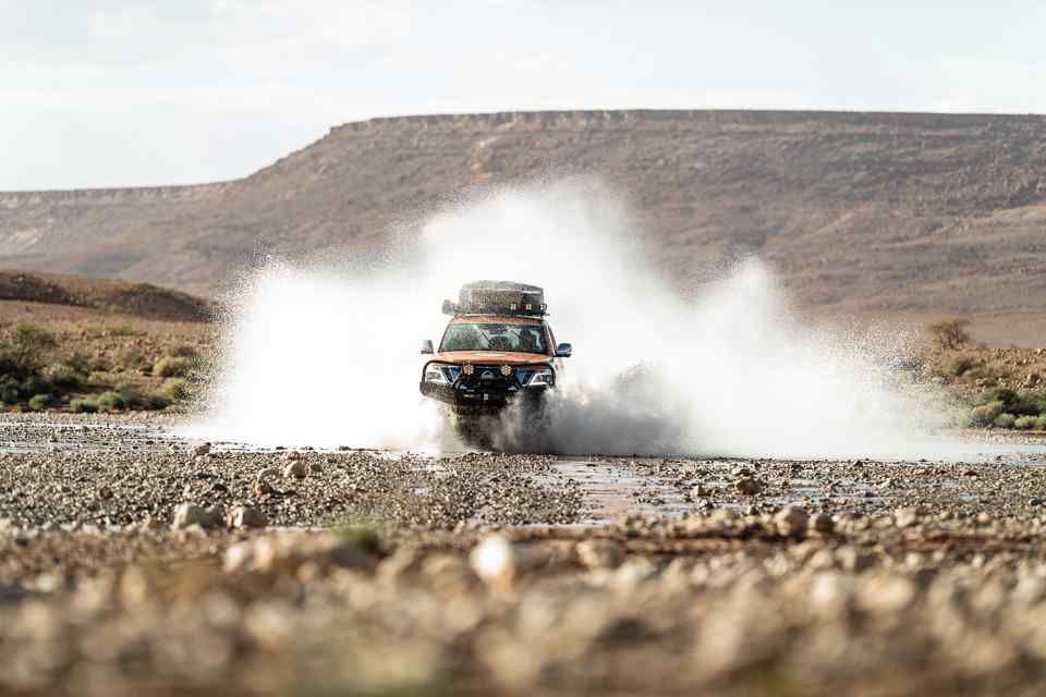 Desert Storm: 2018 Nissan Terra, Titan, Navara, Patrol on the Moroccan Sahara