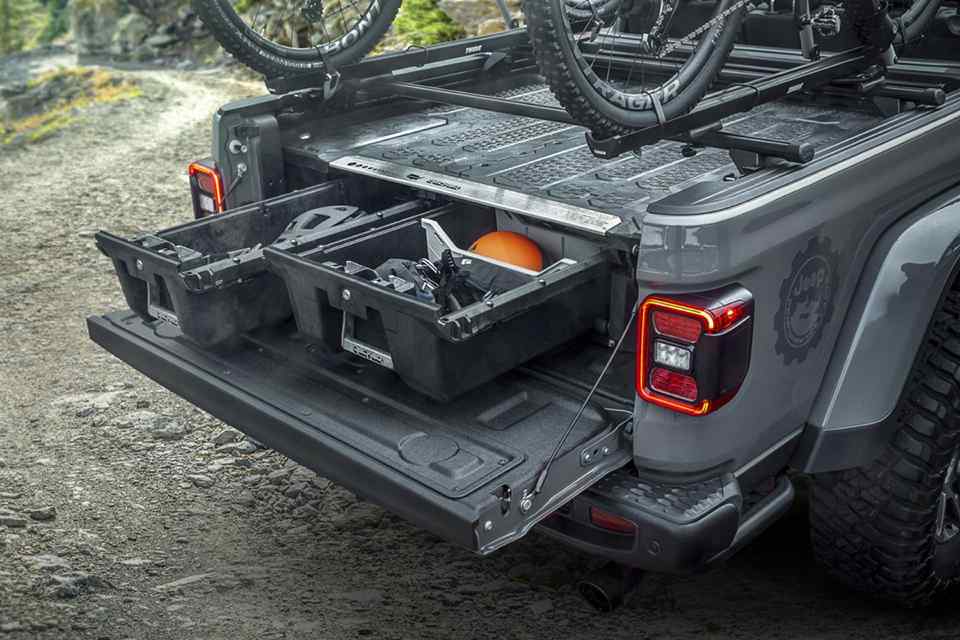 Dress up the Jeep Gladiator with over 200 Mopar accessories