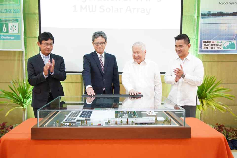 New 1-megawatt solar array now powers Toyota PH's Laguna plant New 1-megawatt solar array now powers Toyota PH's Laguna plant