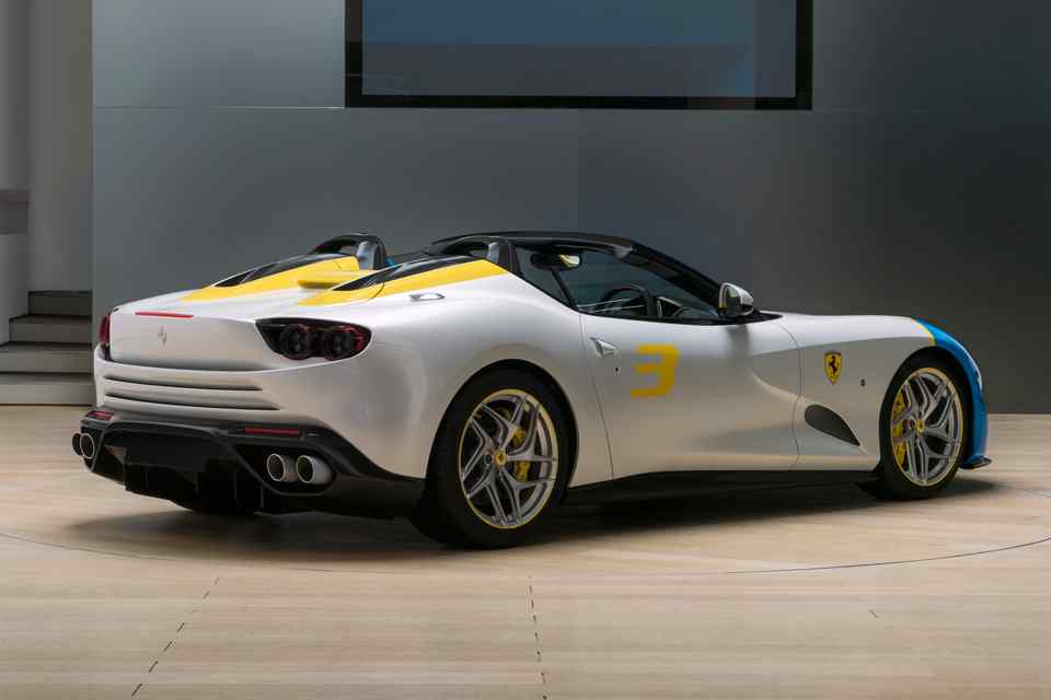 One-off Ferrari SP3JC is an open-top V12 grand tourer