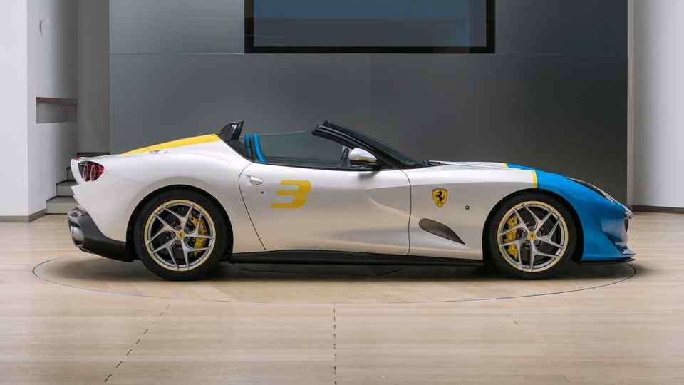 One-off Ferrari SP3JC is an open-top V12 grand tourer