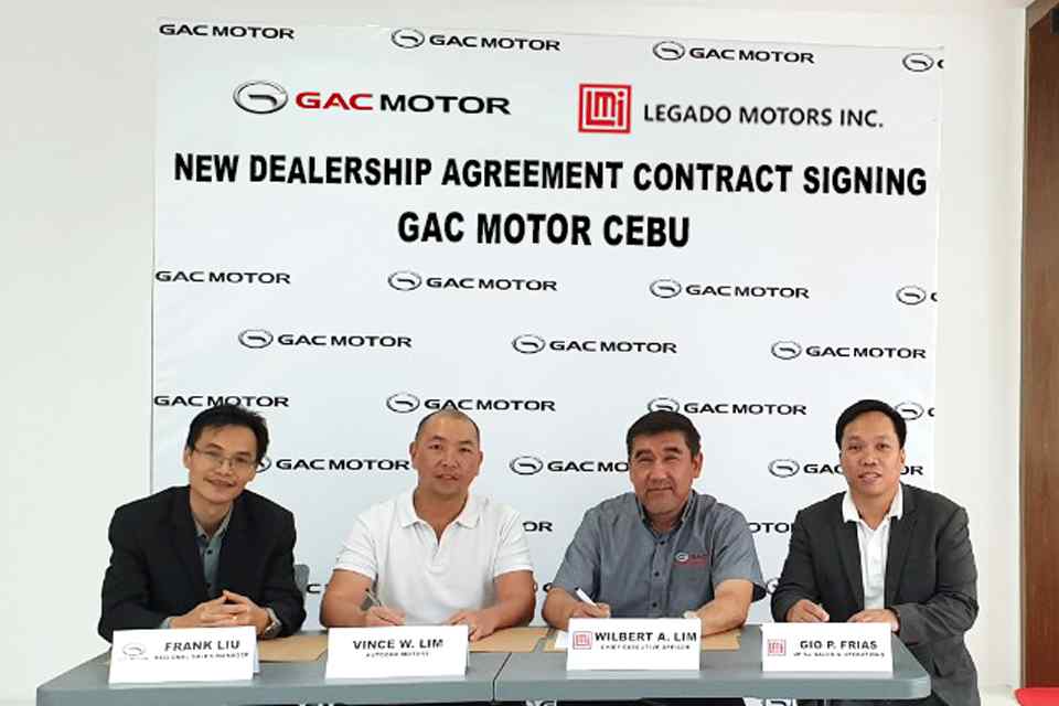 GAC Motors to open dealerships in Tarlac and Cebu