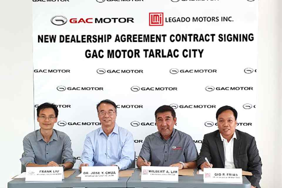 GAC Motors to open dealerships in Tarlac and Cebu