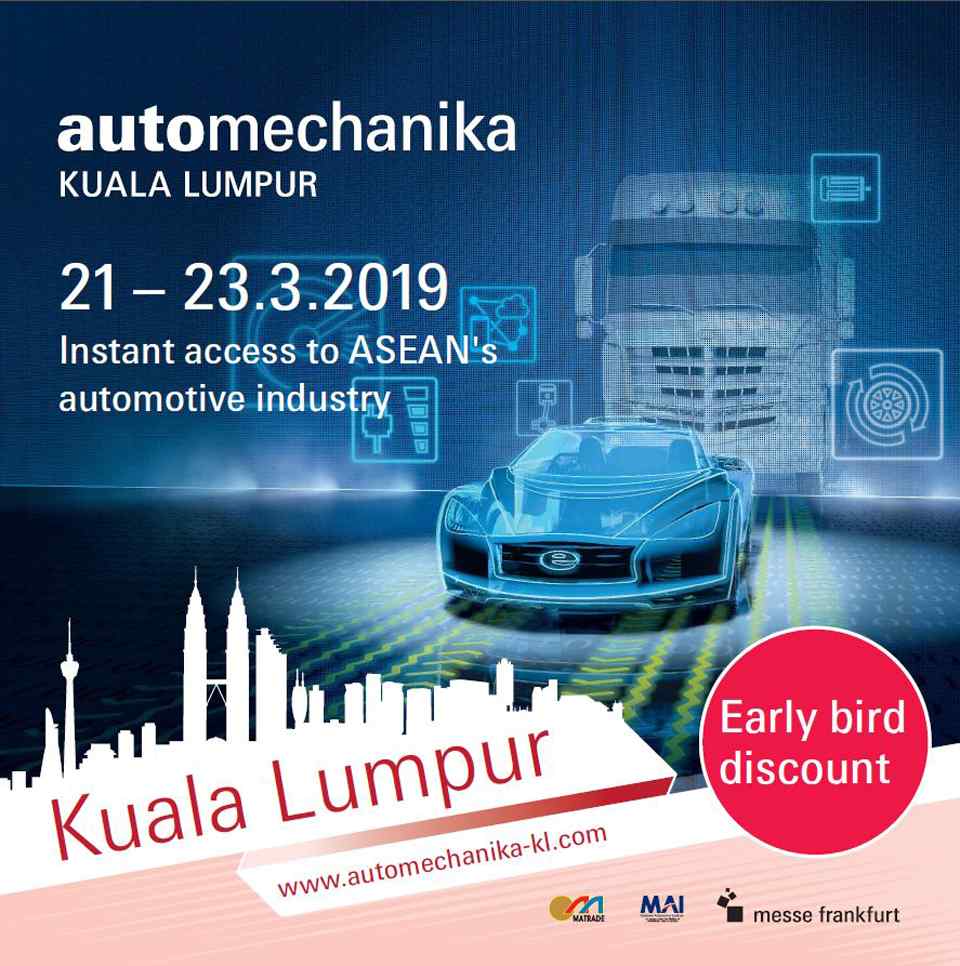 2019 Automechanika Kuala Lumpur all set for March 21 opening