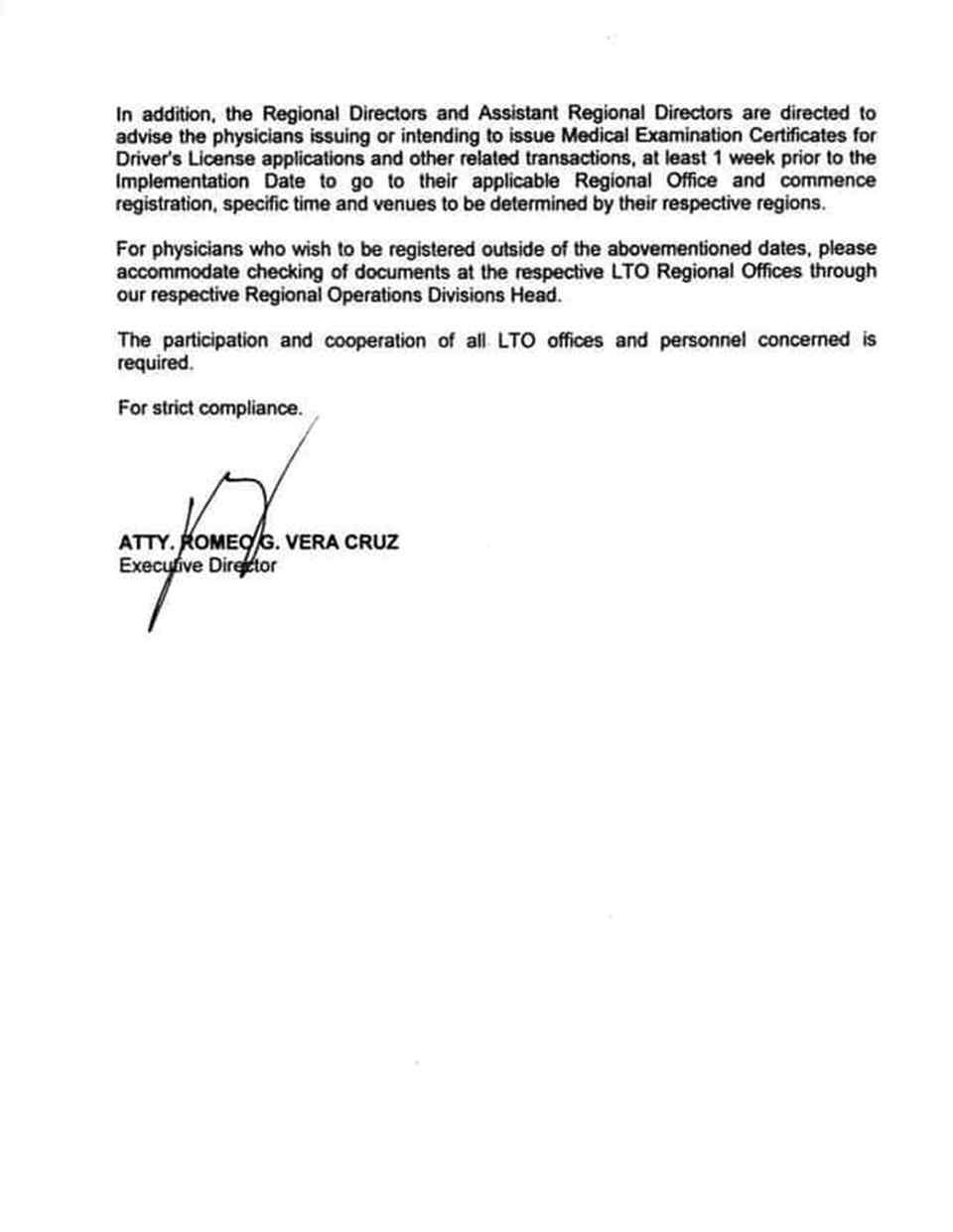LTO: New, renewal license applicants to submit medical certificates online