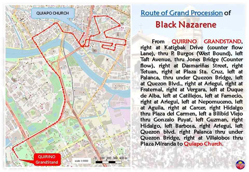 MMDA prepares for Black Nazarene Procession