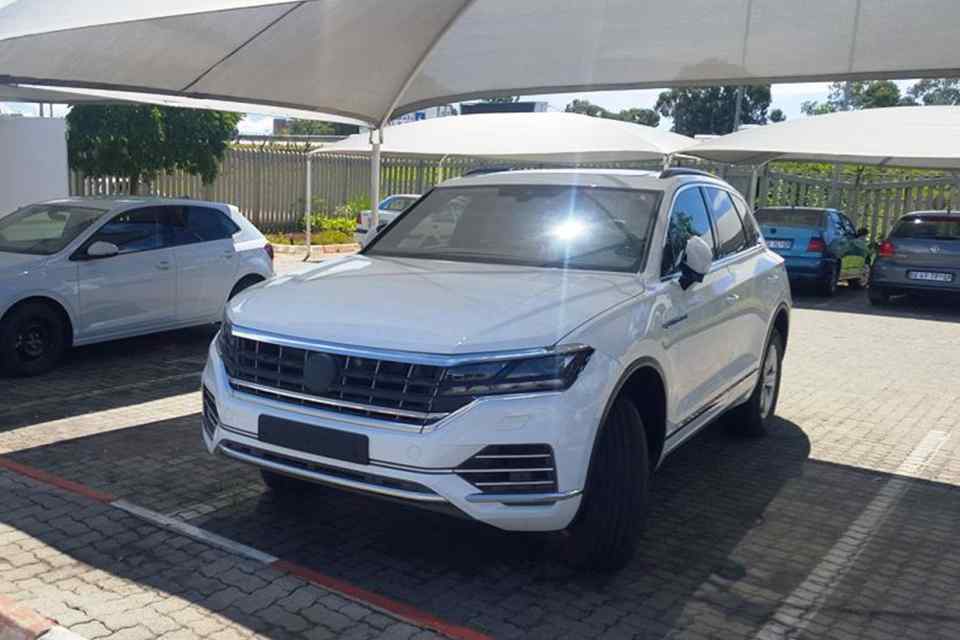 The purported next-gen Volkswagen Touareg
