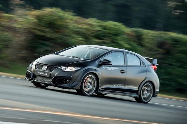 Honda Civic Type-R test car front
